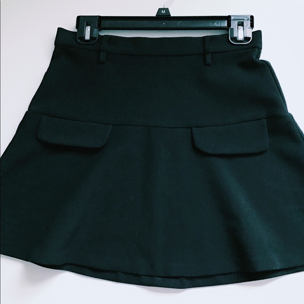 Zara Skater Black Skirt Size Small/26